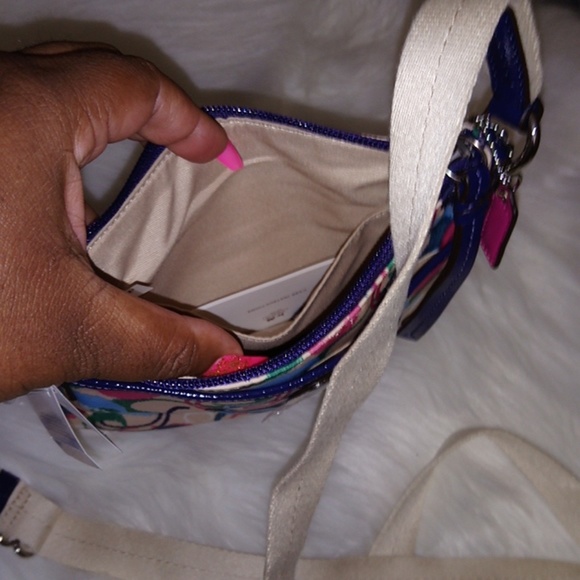 Last 1 NWT Authentic Multi Color Coach Crossbody - Picture 2 of 6